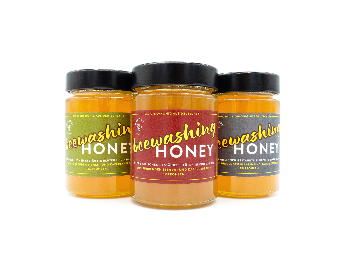 🥇🥇🥇 3 x 250g BEEWASHING HONEY - TRIUMPH BUNDLE (BIO) 🥇🥇🥇 mit GOLD-Award in London ausgezeichnet!